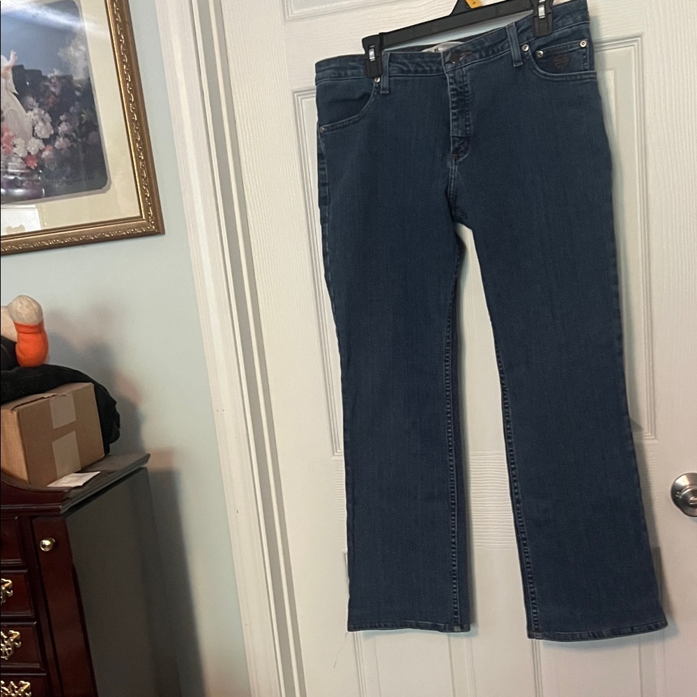 Harley-Davidson Women's Classic Blue Straight Jeans